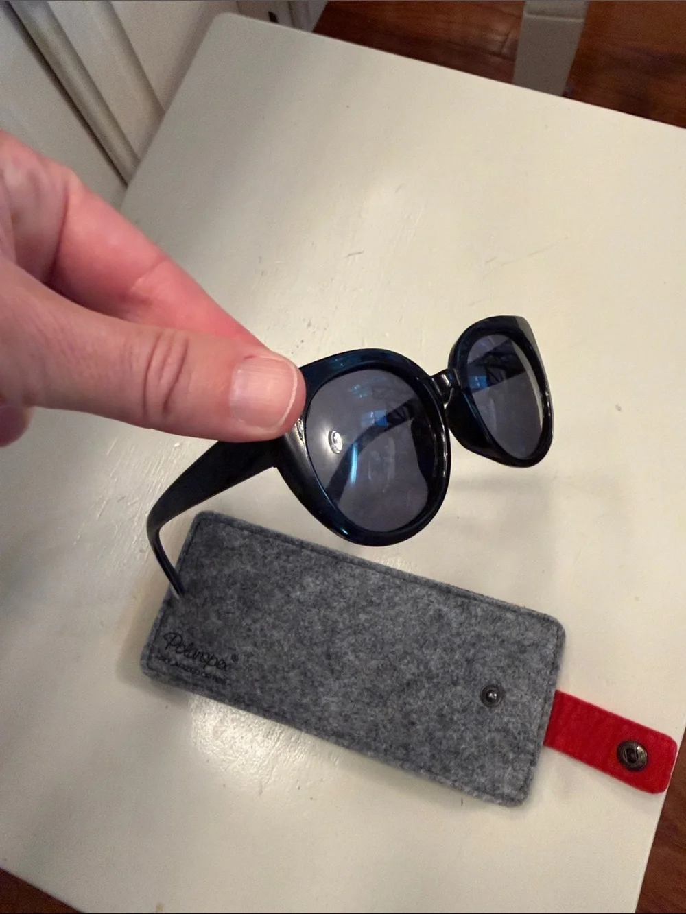 Black Cat-Eye polarized Sunglasses for Toddlers